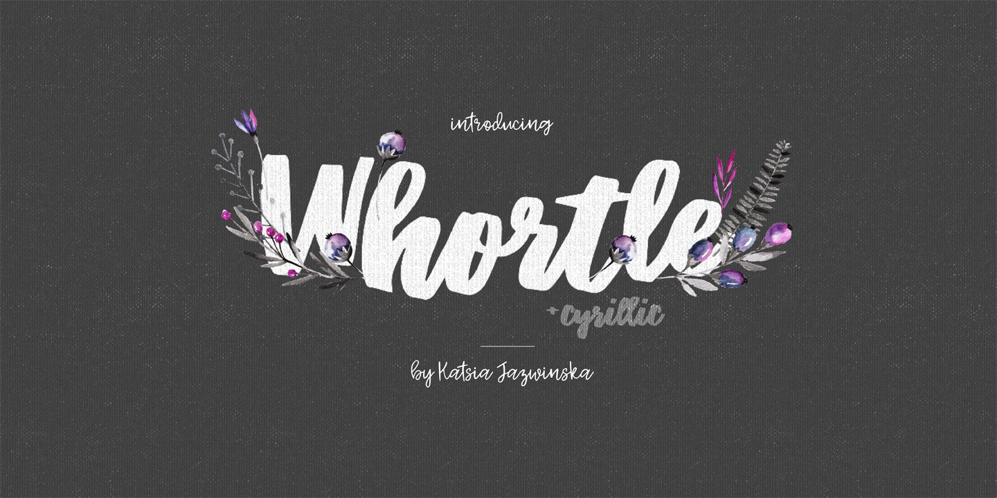 폰트 Whortle