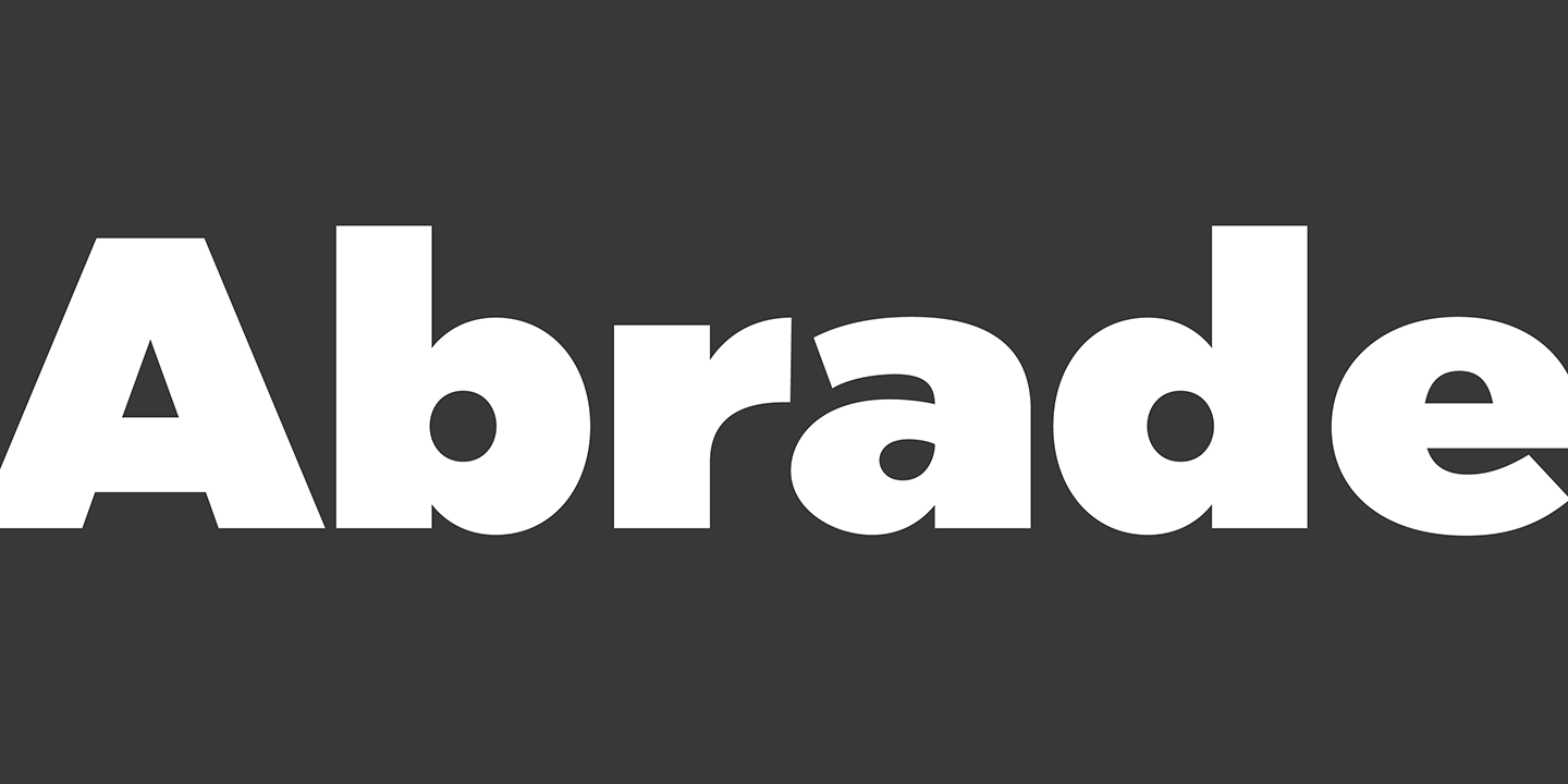 폰트 Abrade