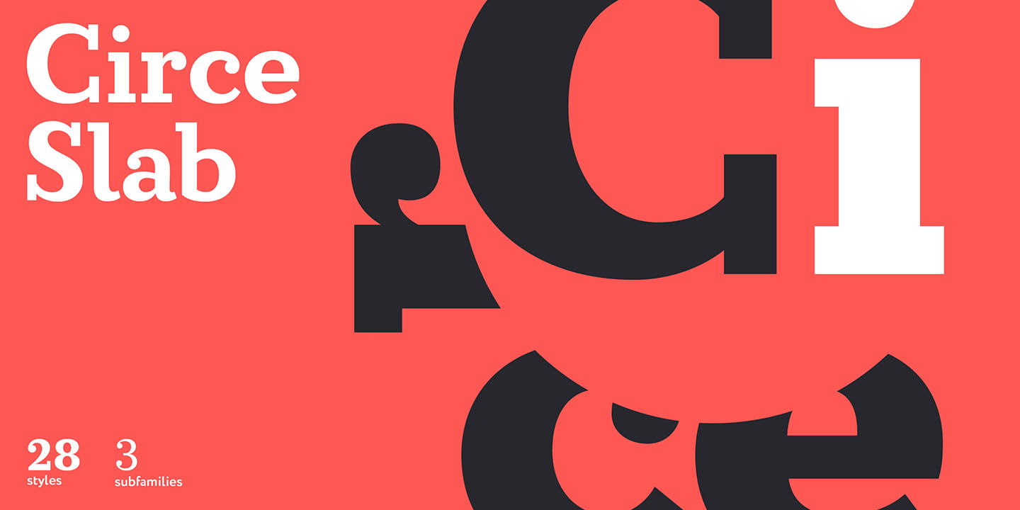 폰트 Circe Slab