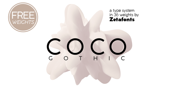 폰트 Coco Gothic