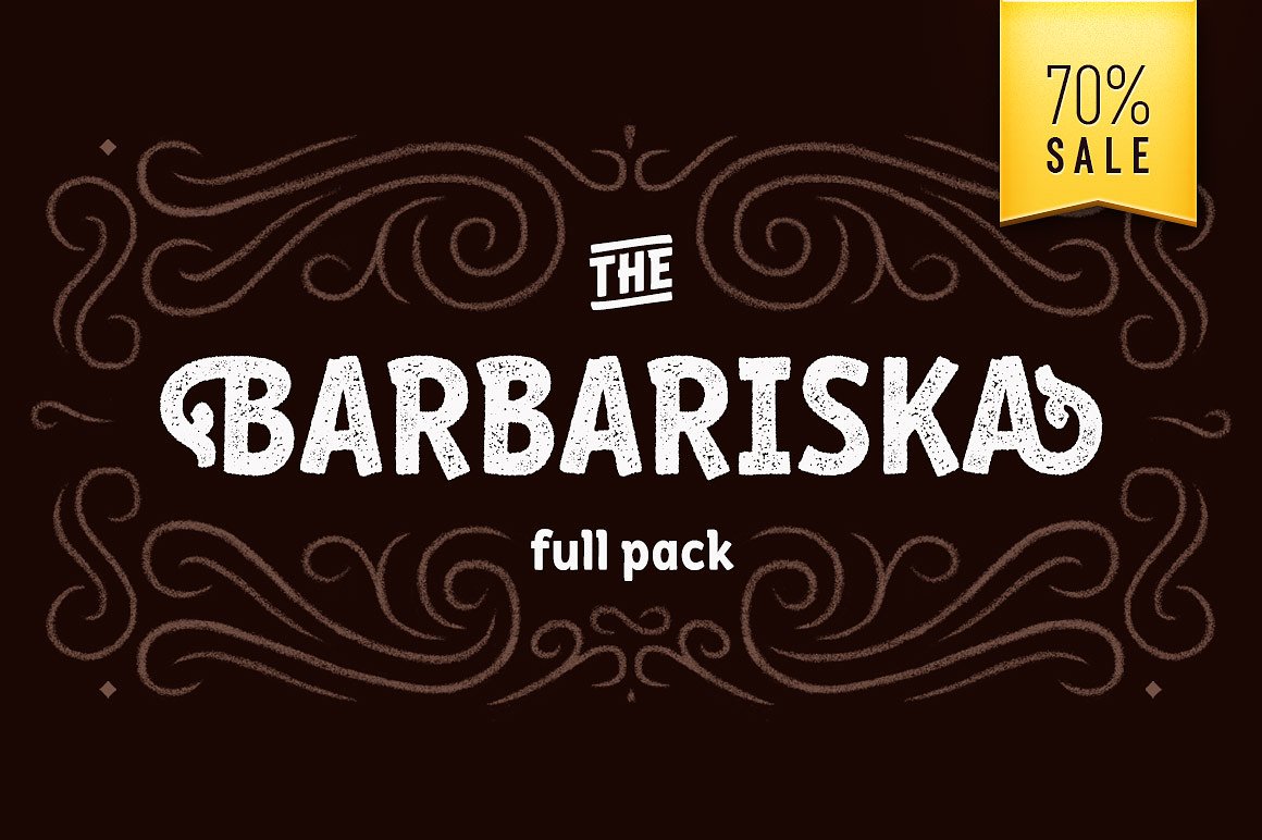 폰트 Barbariska