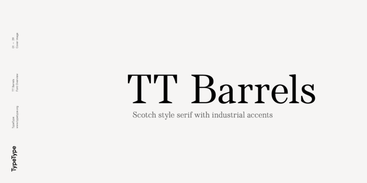 폰트 TT Barrels