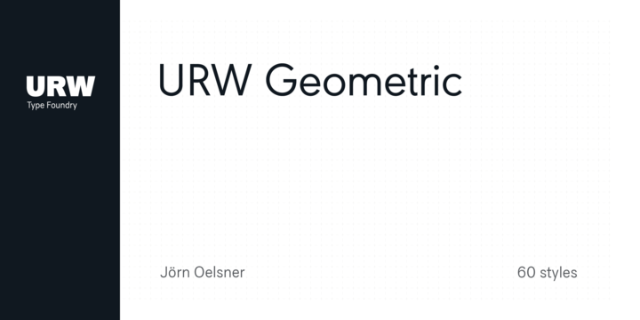 폰트 URW Geometric