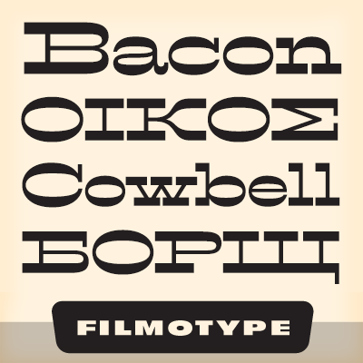 폰트 Filmotype Western