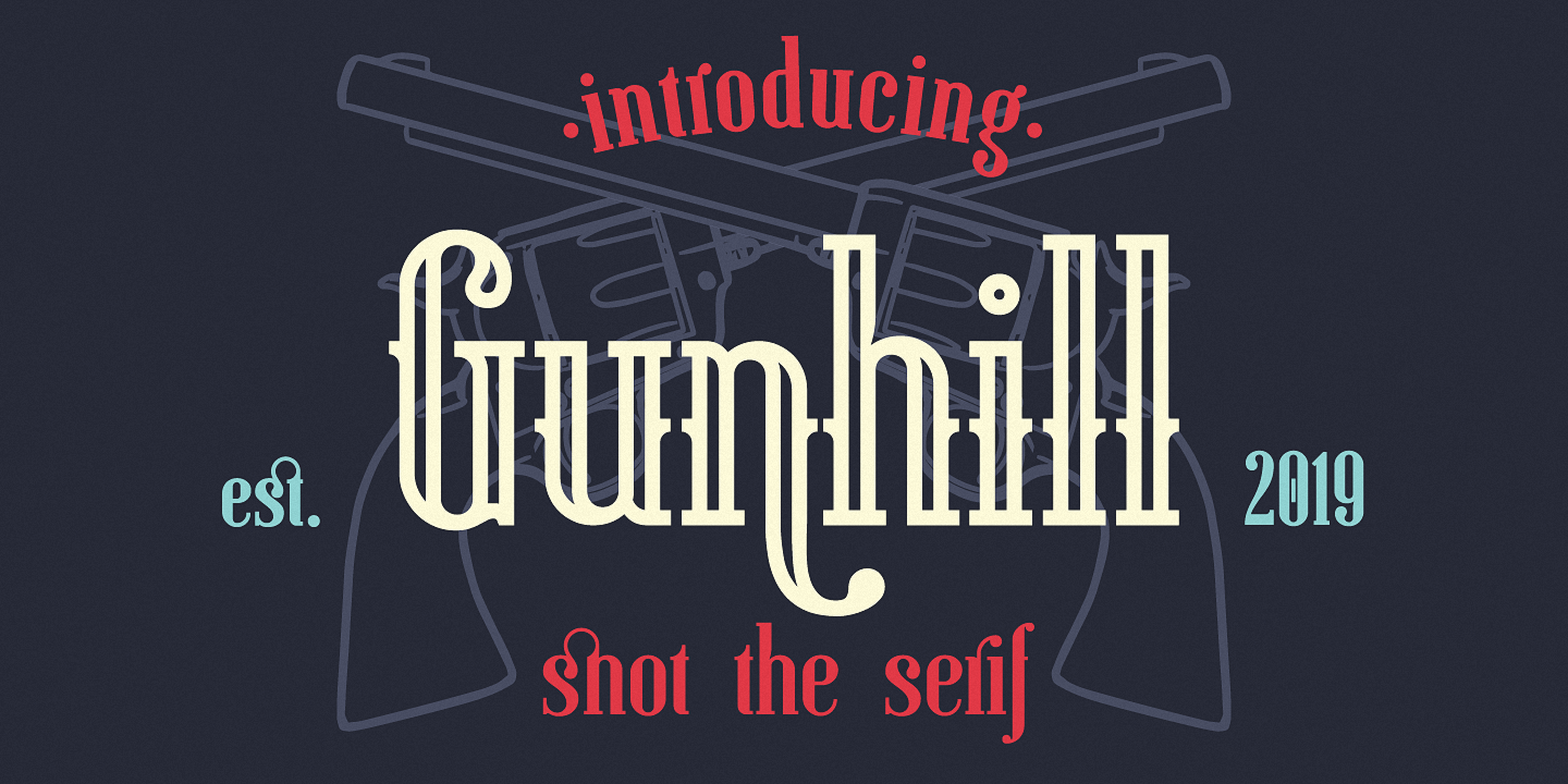 폰트 Gunhill