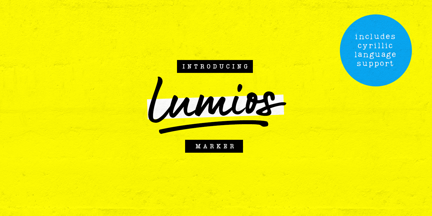폰트 Lumios