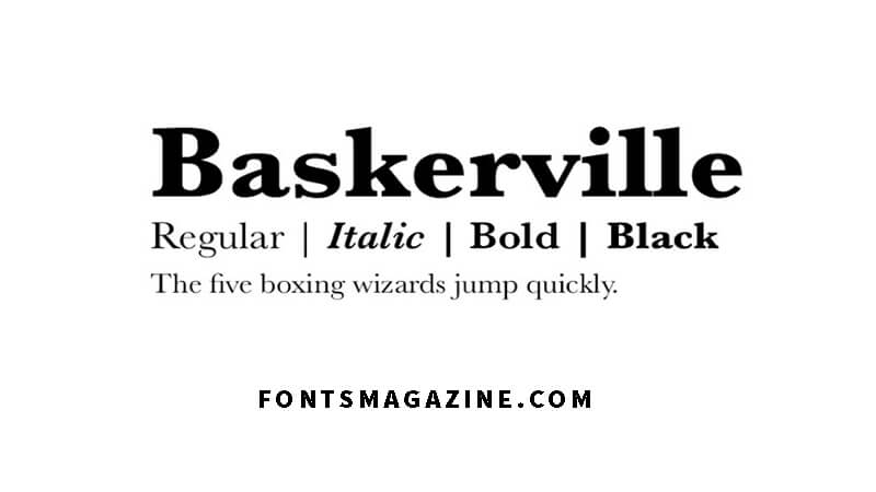 폰트 Baskervville