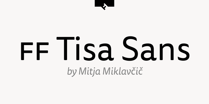 폰트 FF Tisa Sans Pro