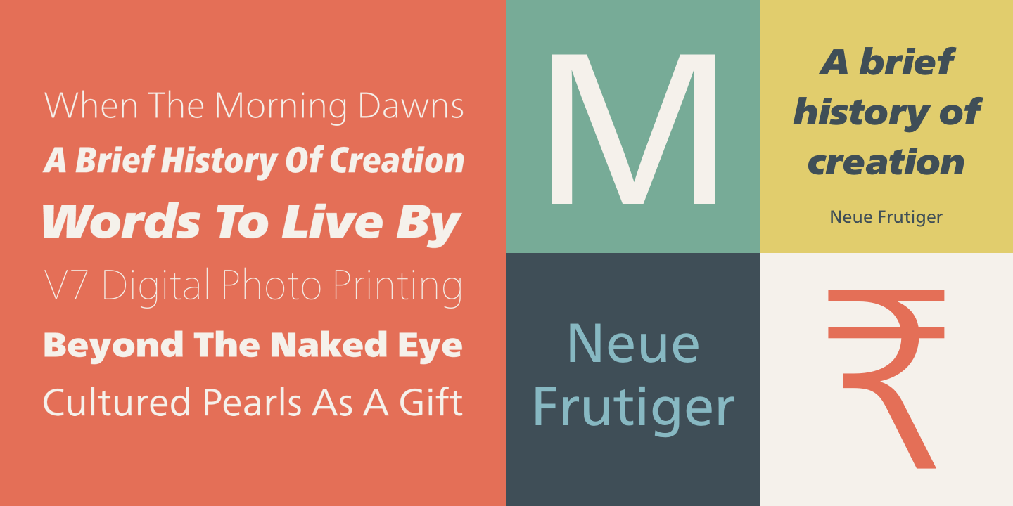 Frutiger Neue