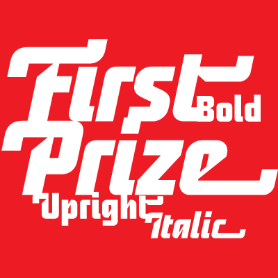 폰트 First Prize