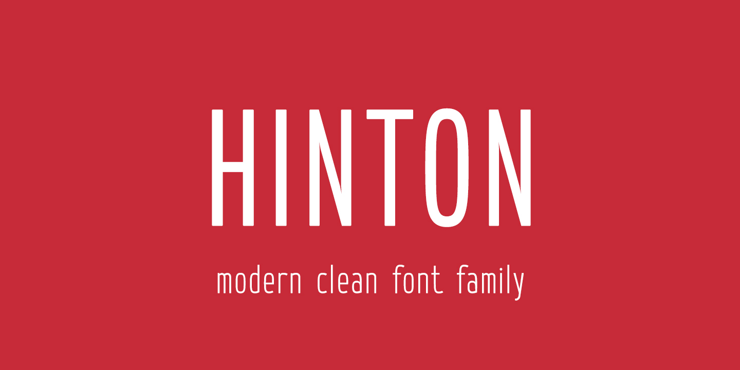 폰트 Hinton