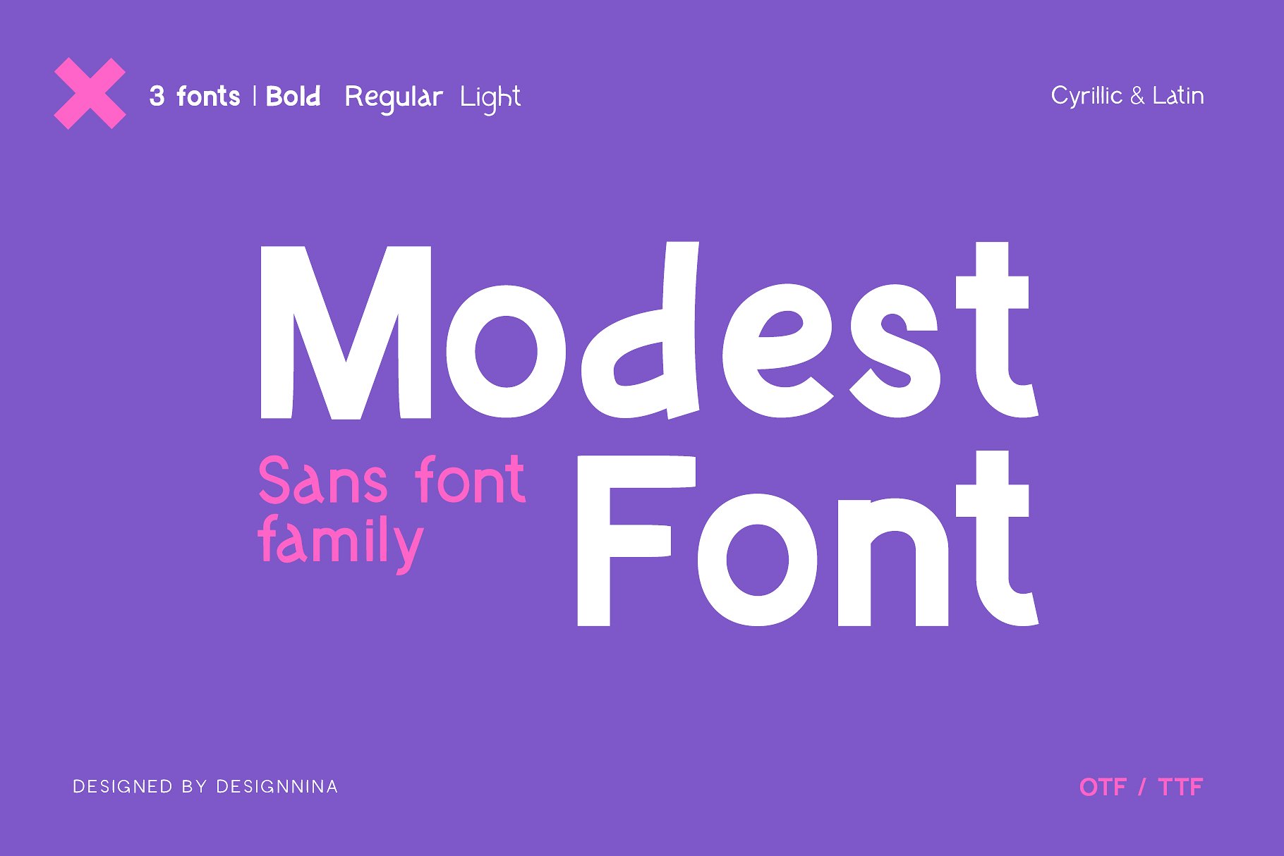폰트 Modest Font