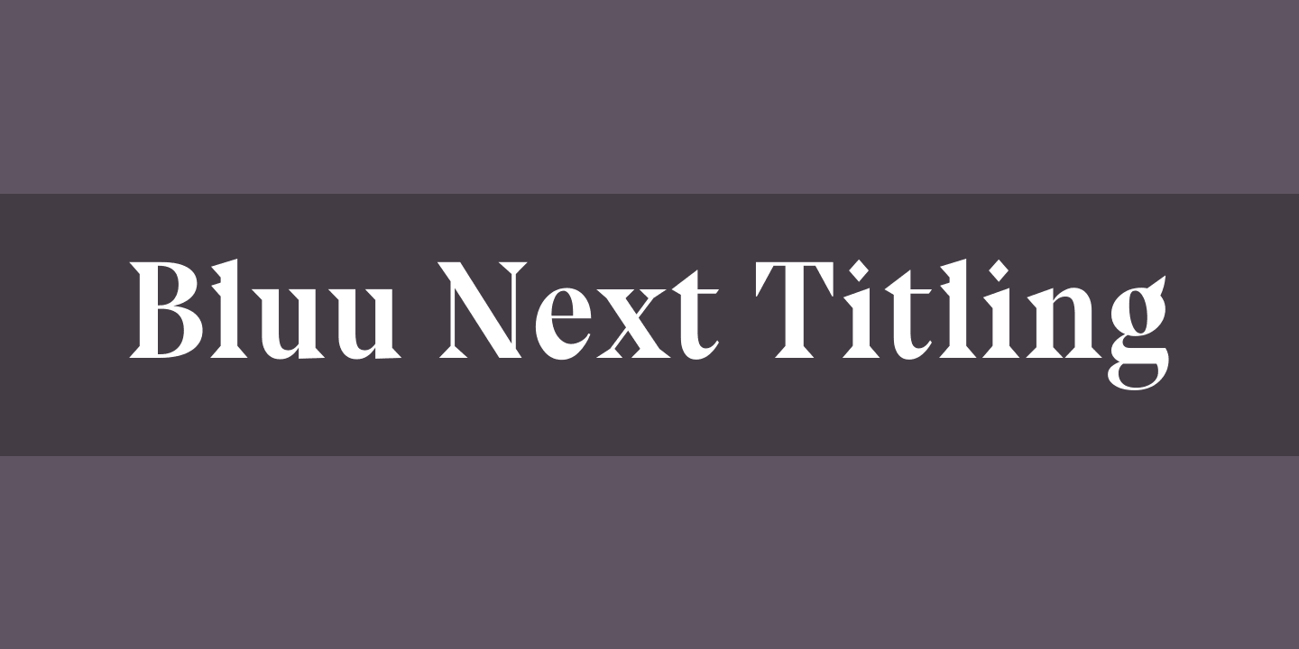 폰트 BLUU NEXT