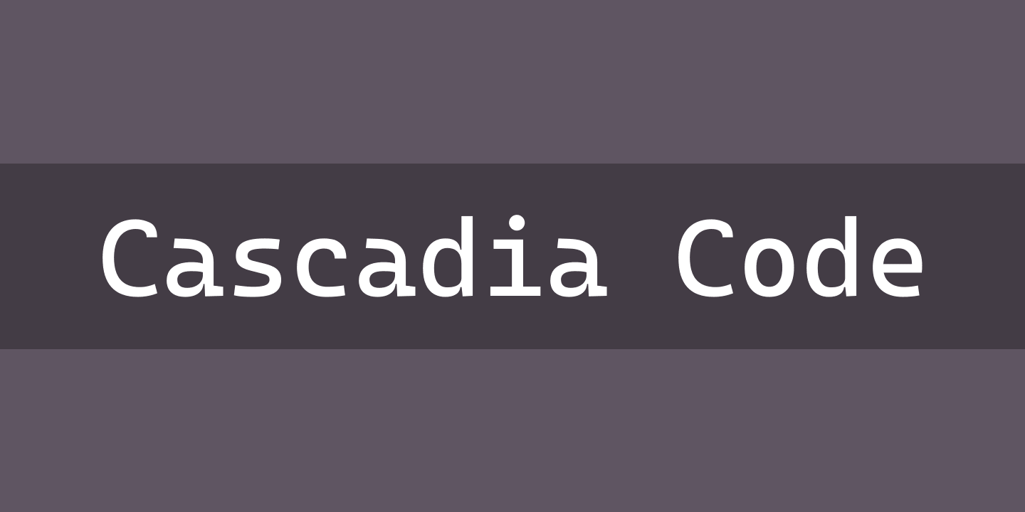 CASCADIA CODE