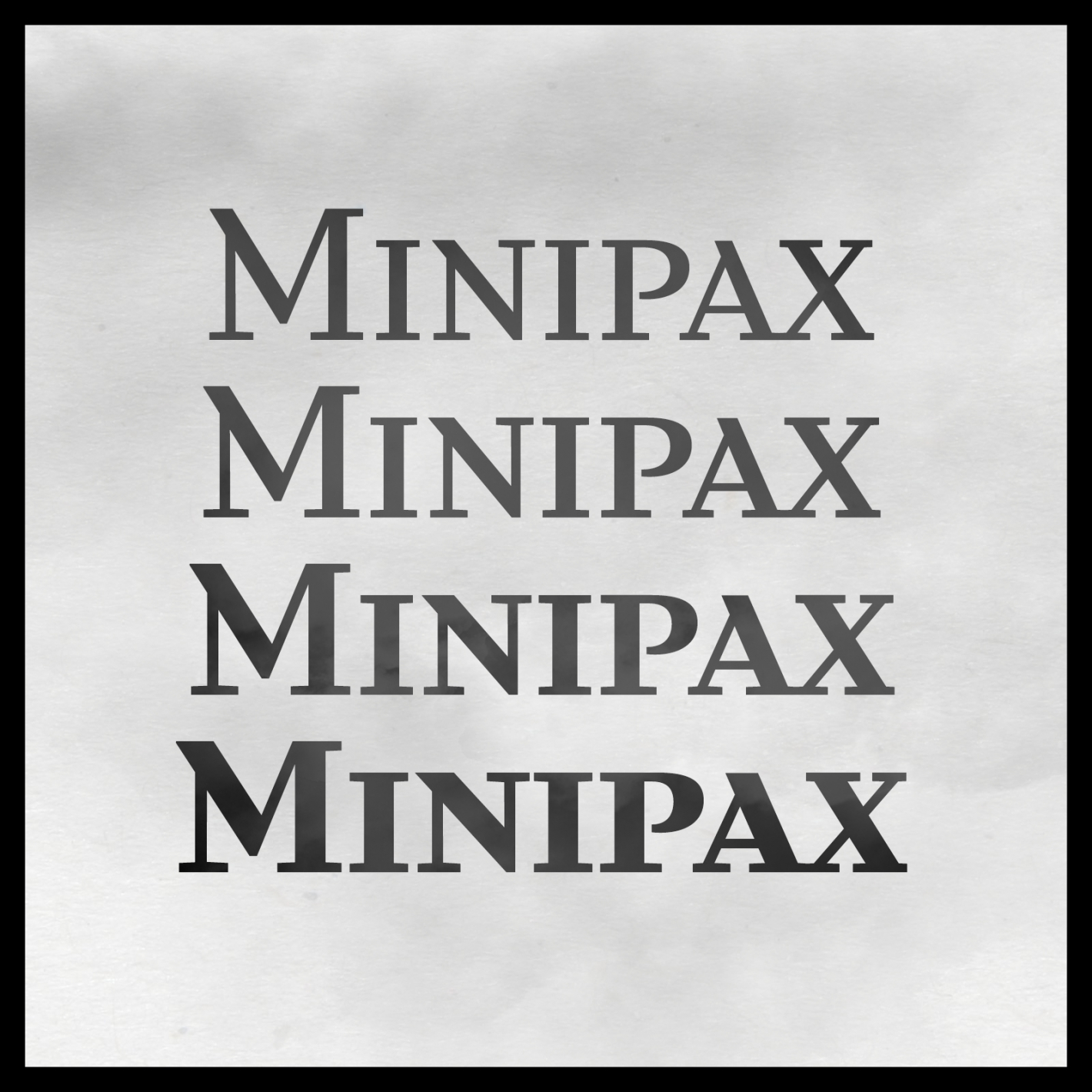 폰트 MINIPAX