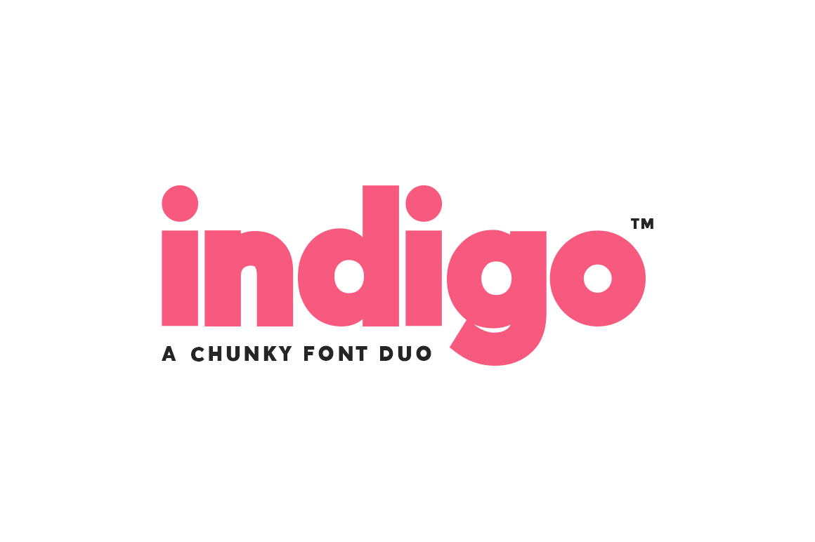 폰트 INDIGO