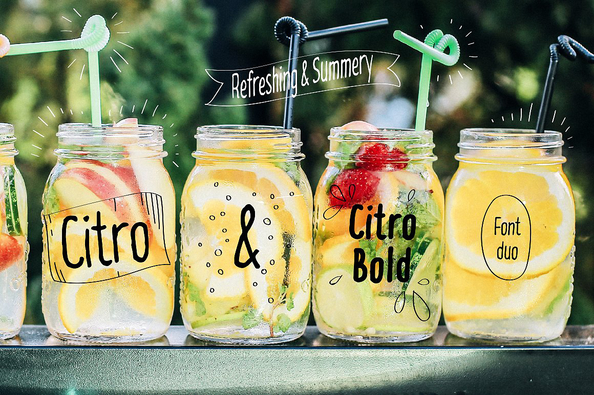 폰트 Compotes Citro