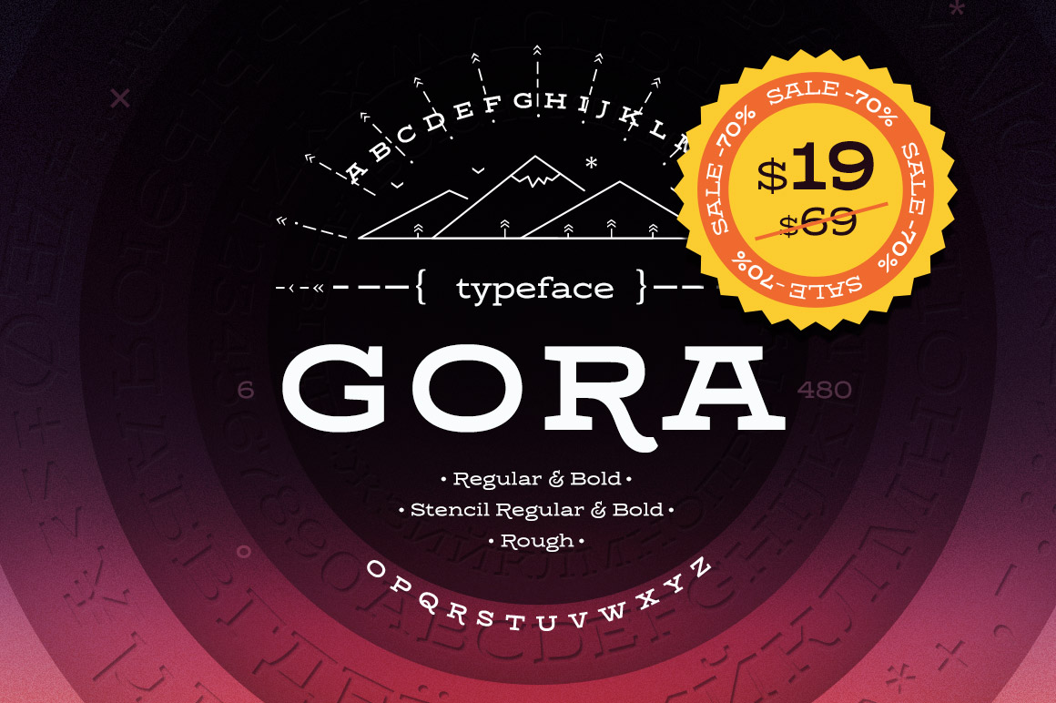 폰트 Gora