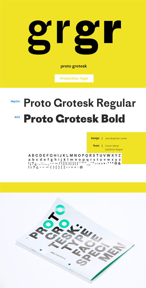 폰트 Proto Grotesk