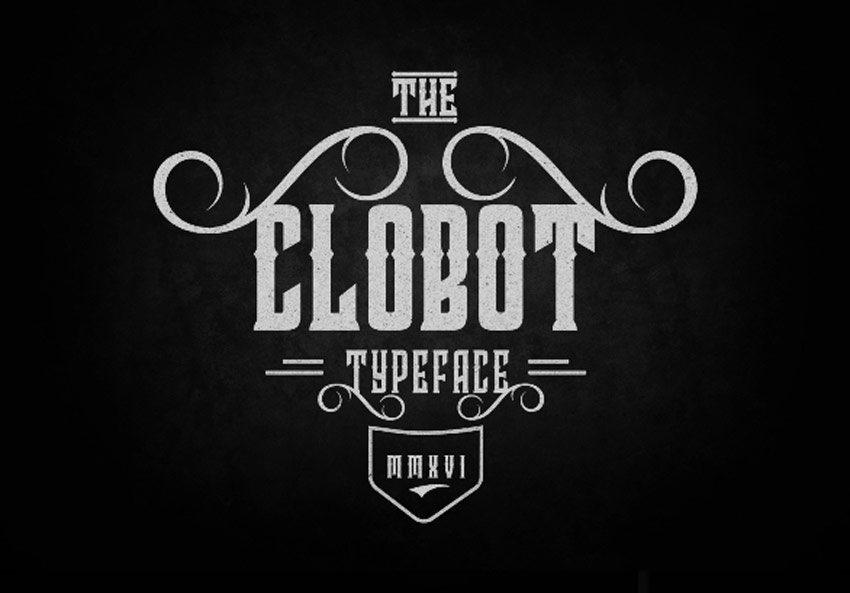 폰트 Clobot