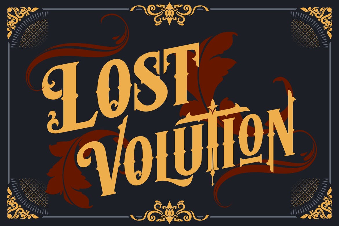 폰트 Lost Volution
