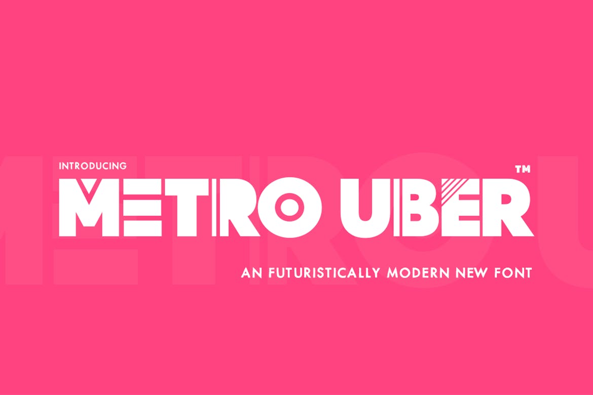 폰트 Metro Uber