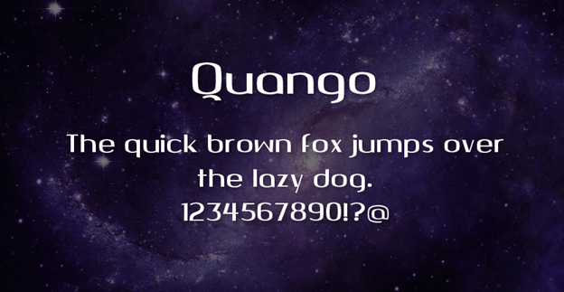 폰트 Quango