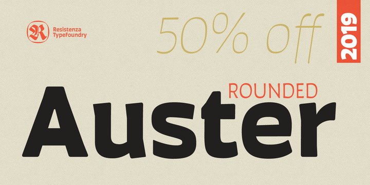 폰트 Auster Rounded