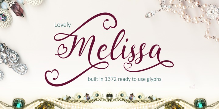 폰트 Lovely Melissa