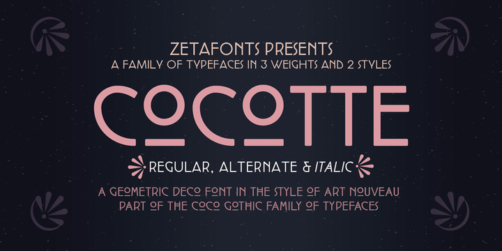 폰트 Cocotte