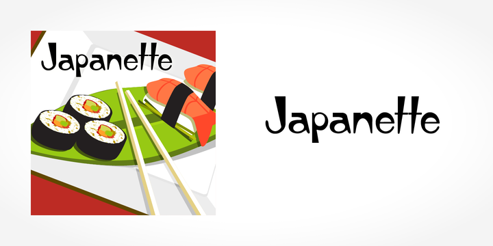 폰트 Japanette