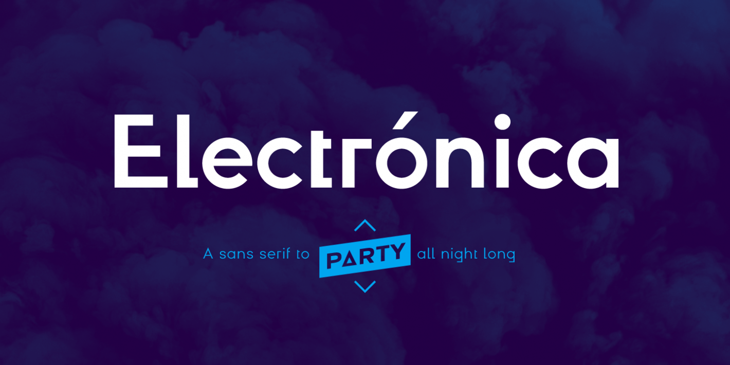 폰트 Electronica