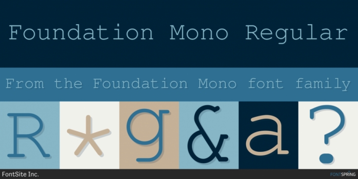 폰트 Foundation Mono