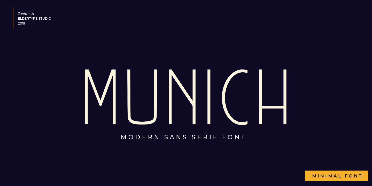 폰트 MUNICH SANS