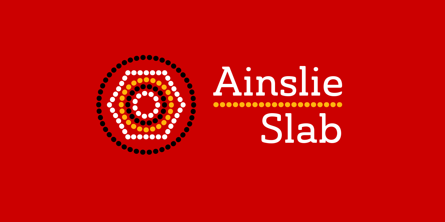 폰트 Ainslie Slab