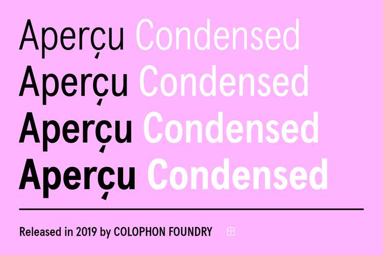 폰트 Apercu Condensed Pro