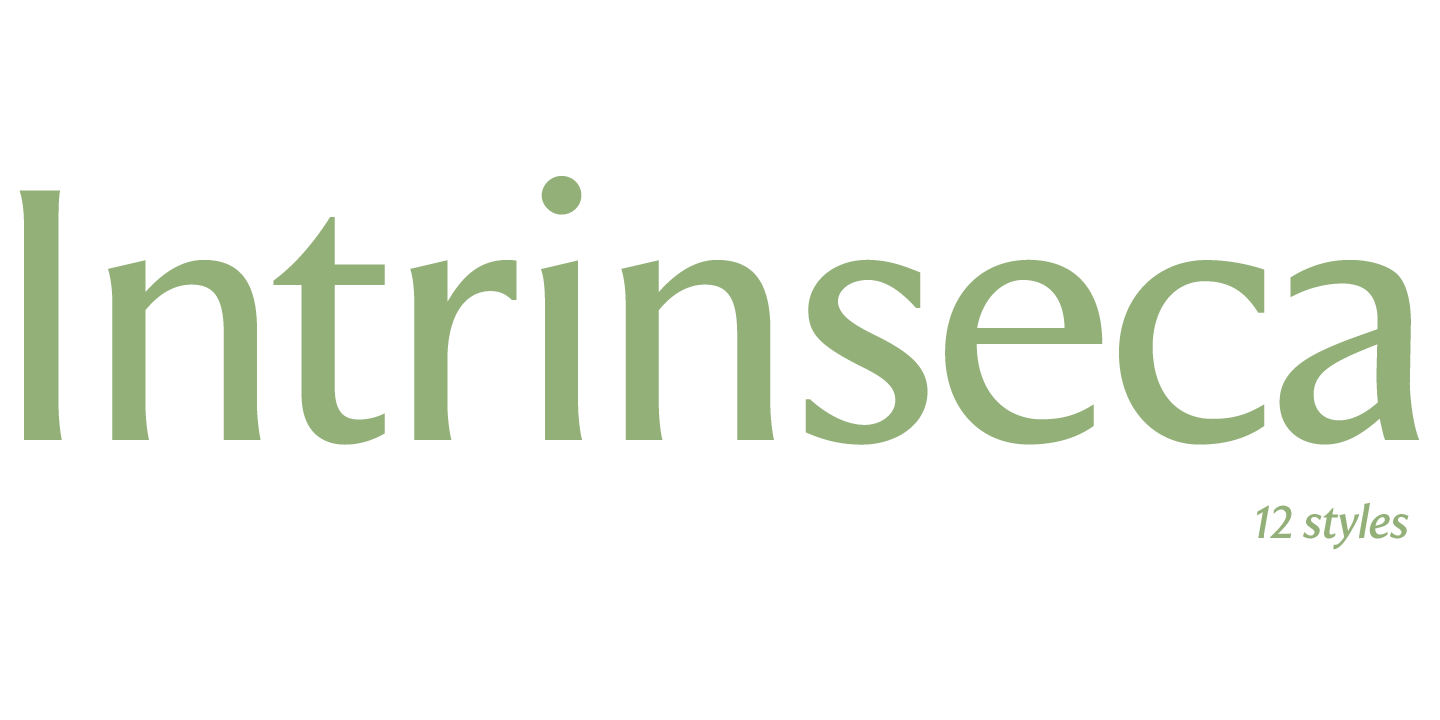 폰트 Intrinseca