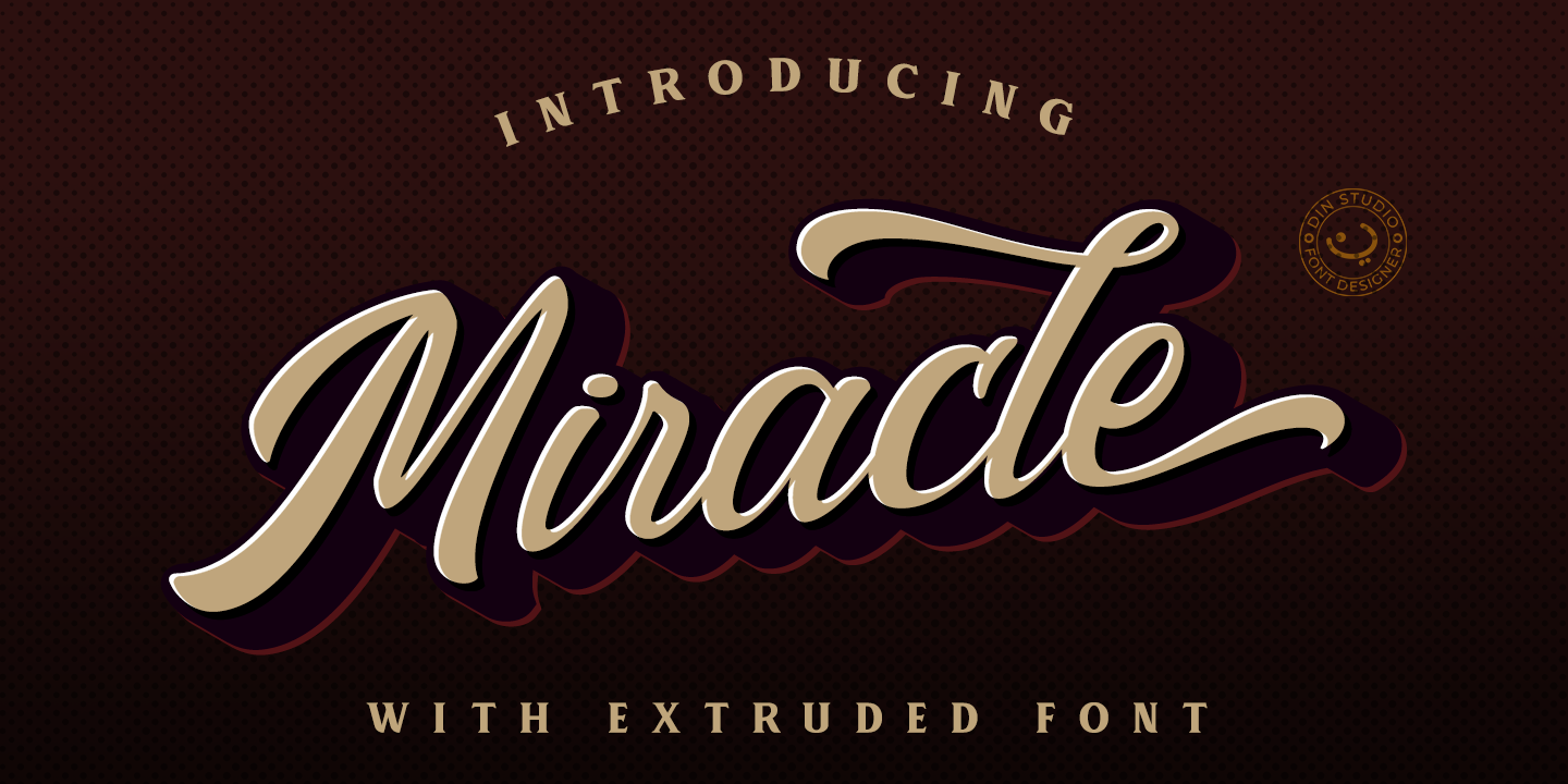 폰트 Miracle
