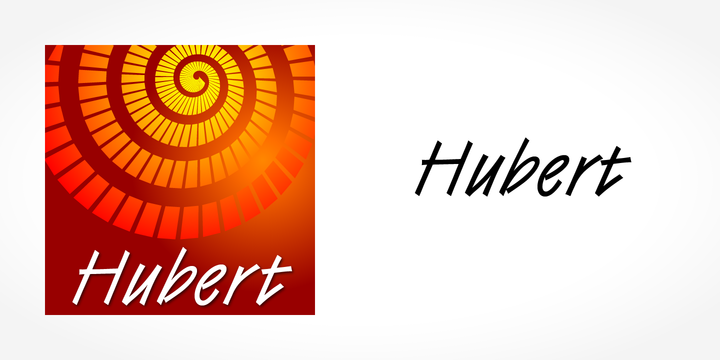 폰트 Hubert