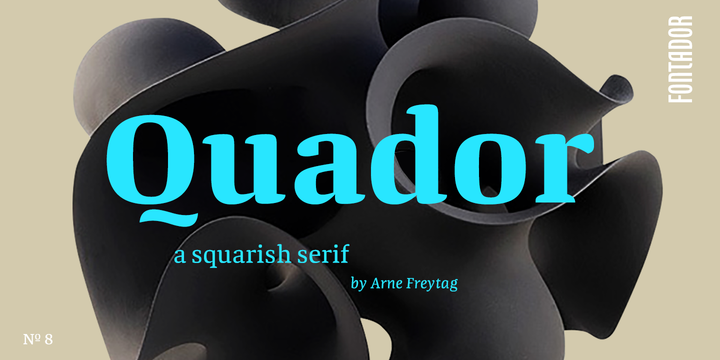 폰트 Quador