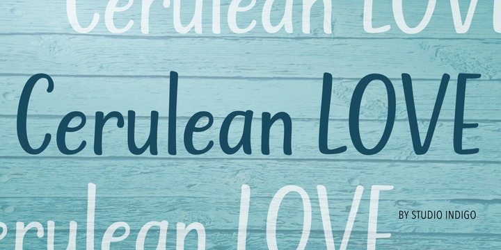 폰트 Cerulean Love