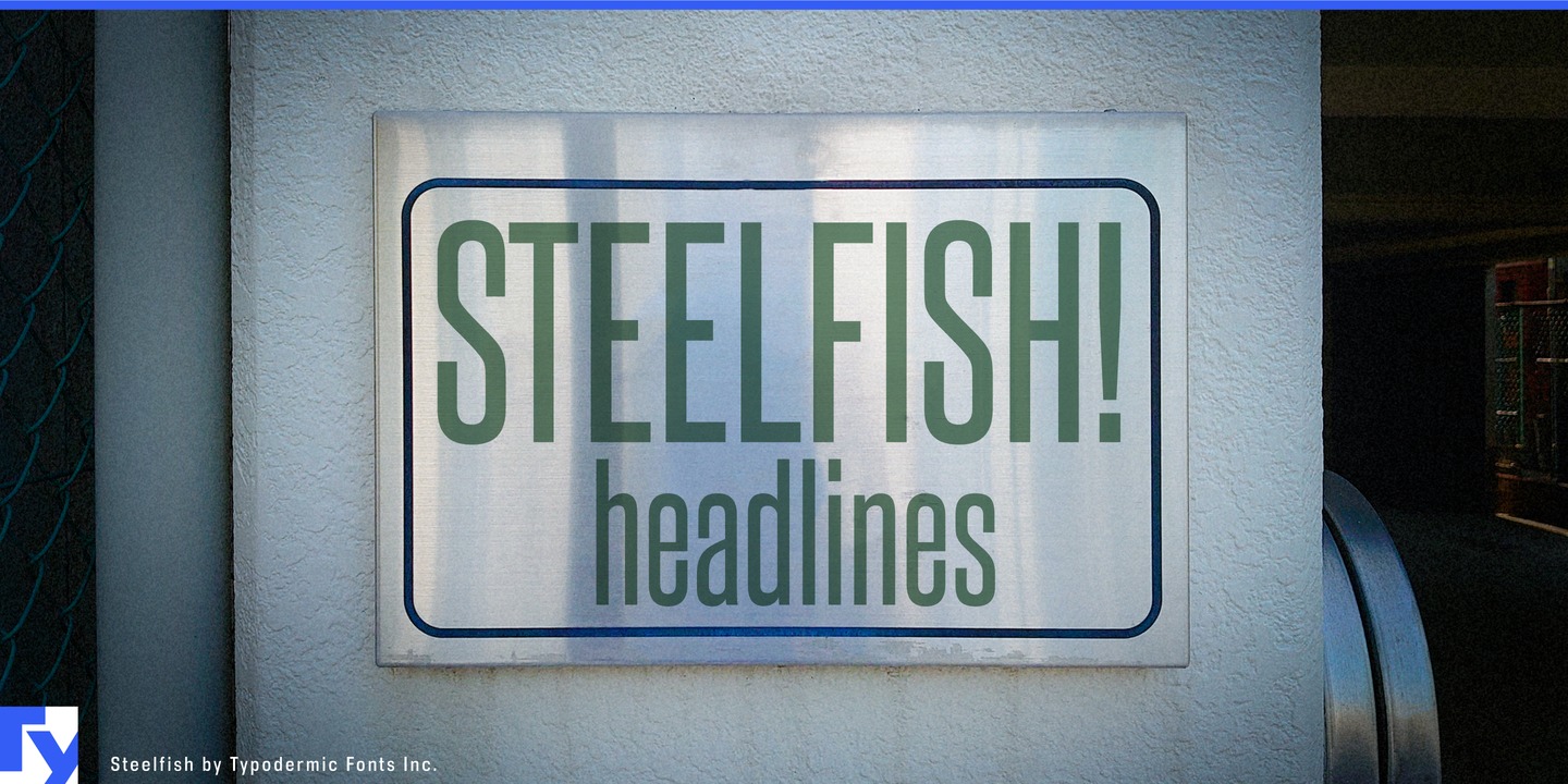 폰트 Steelfish