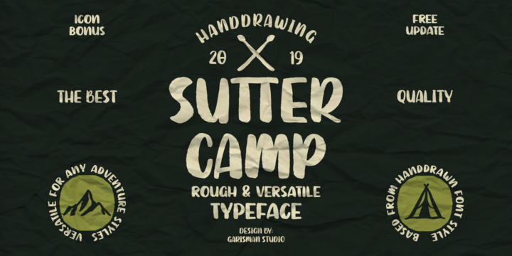 폰트 Sutter Camp