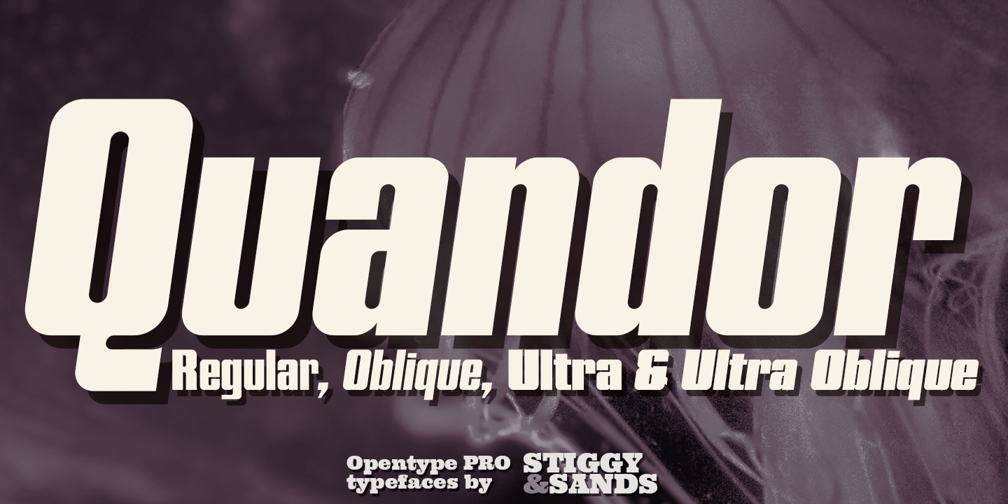폰트 Quandor