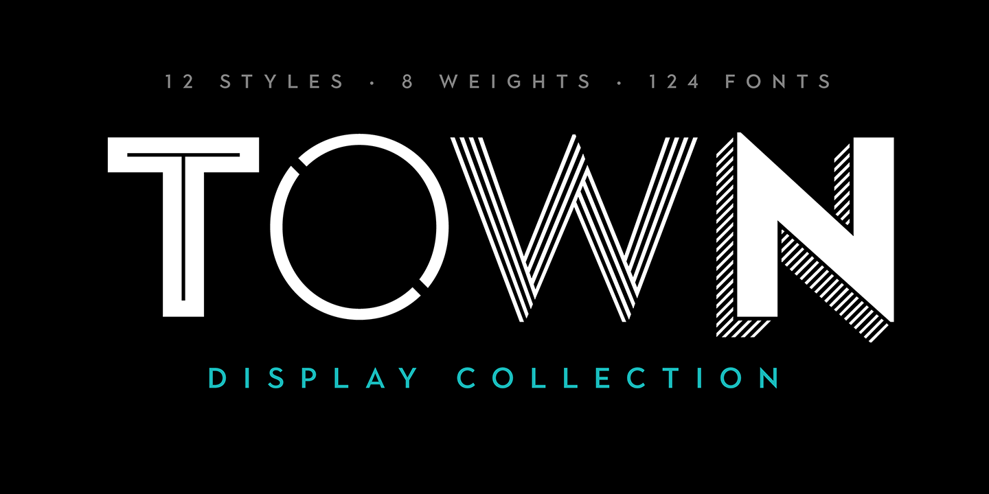 폰트 Town