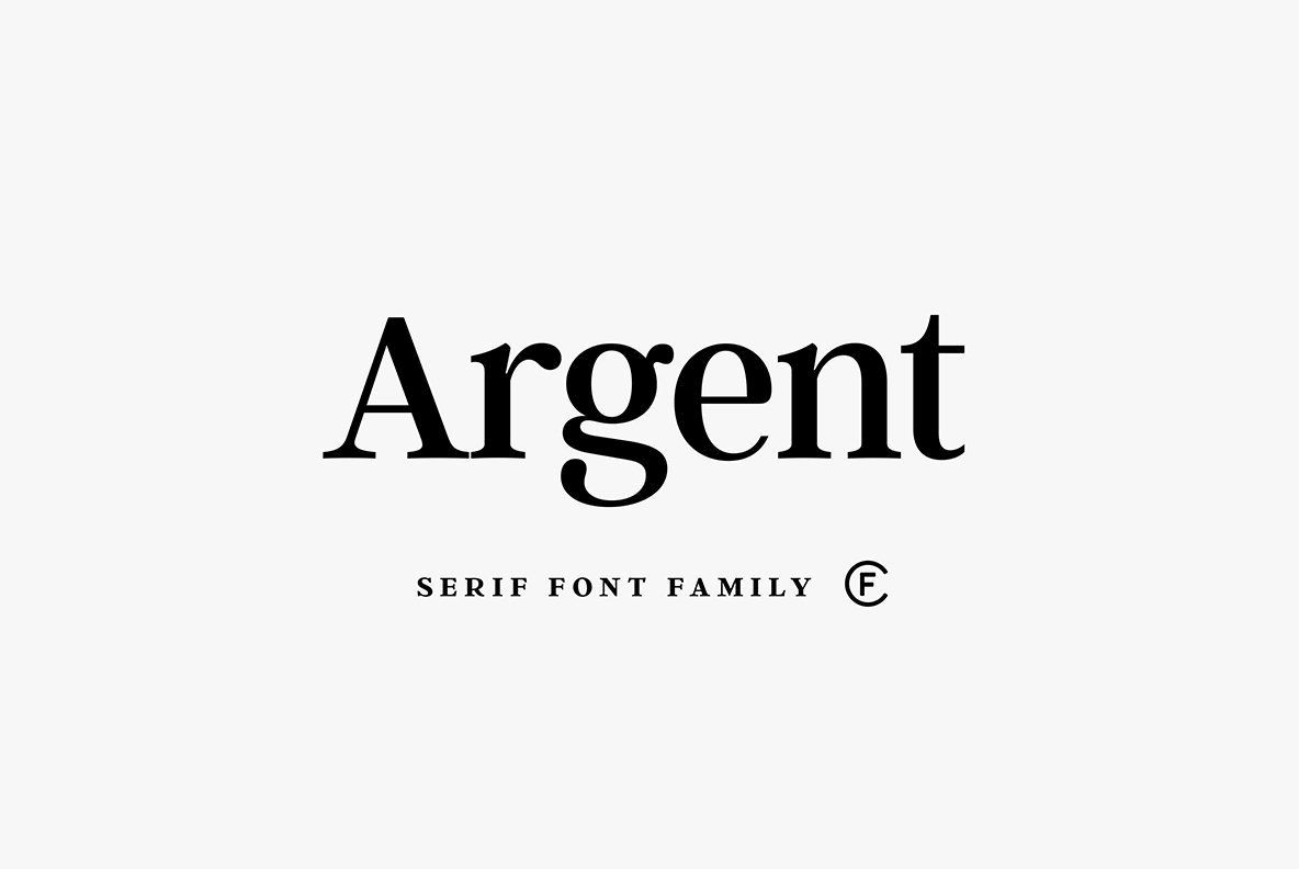 폰트 Argent CF