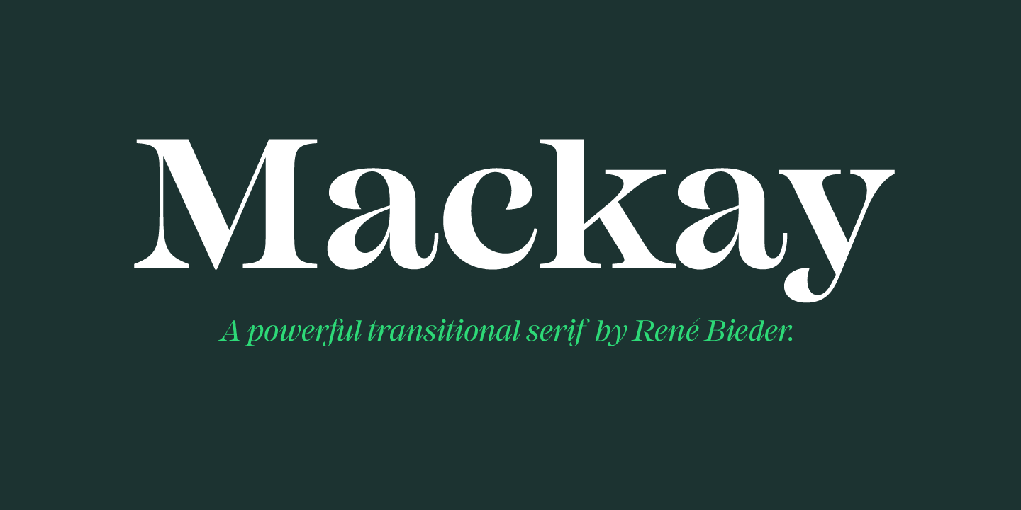 폰트 Mackay
