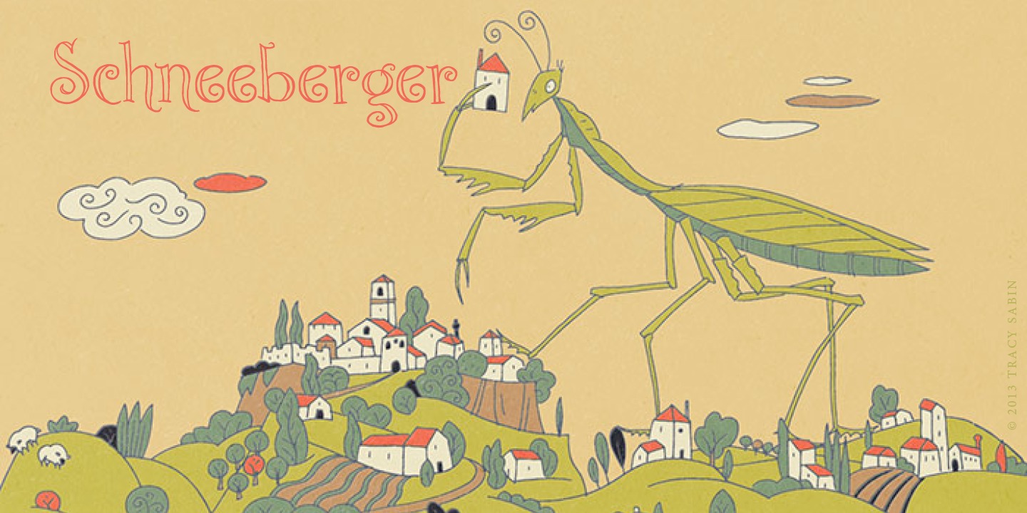 폰트 P22 Schneeberger