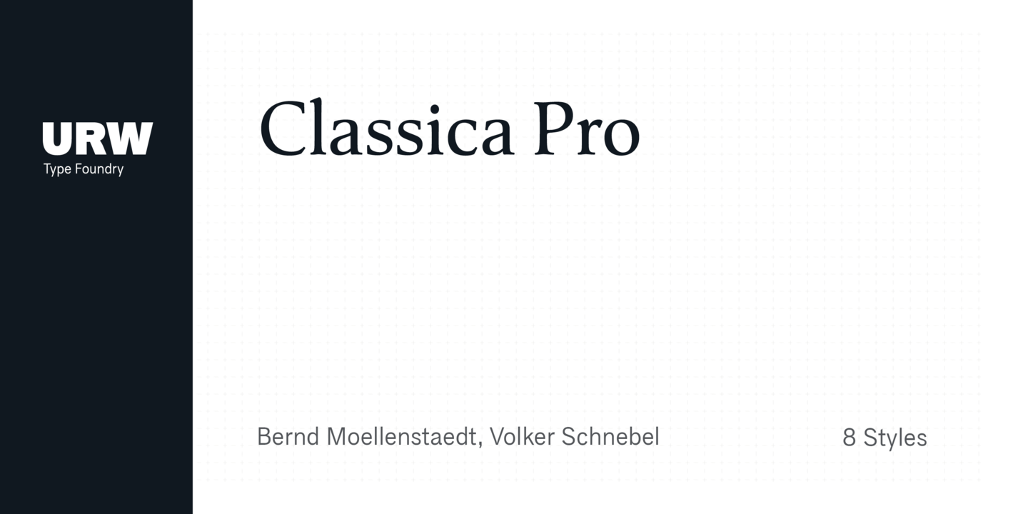 폰트 Classica Pro