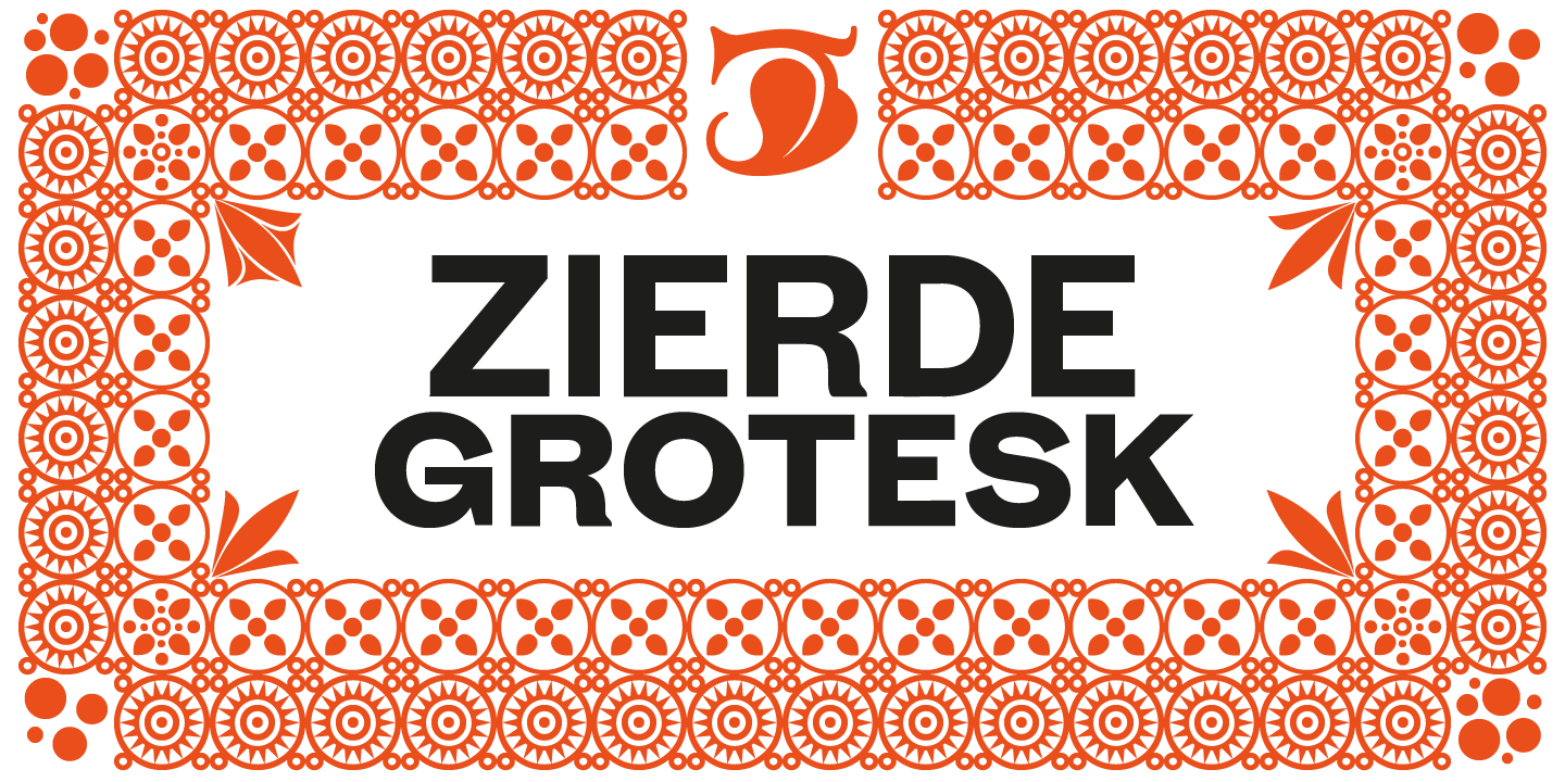 폰트 Zierde Grotesk